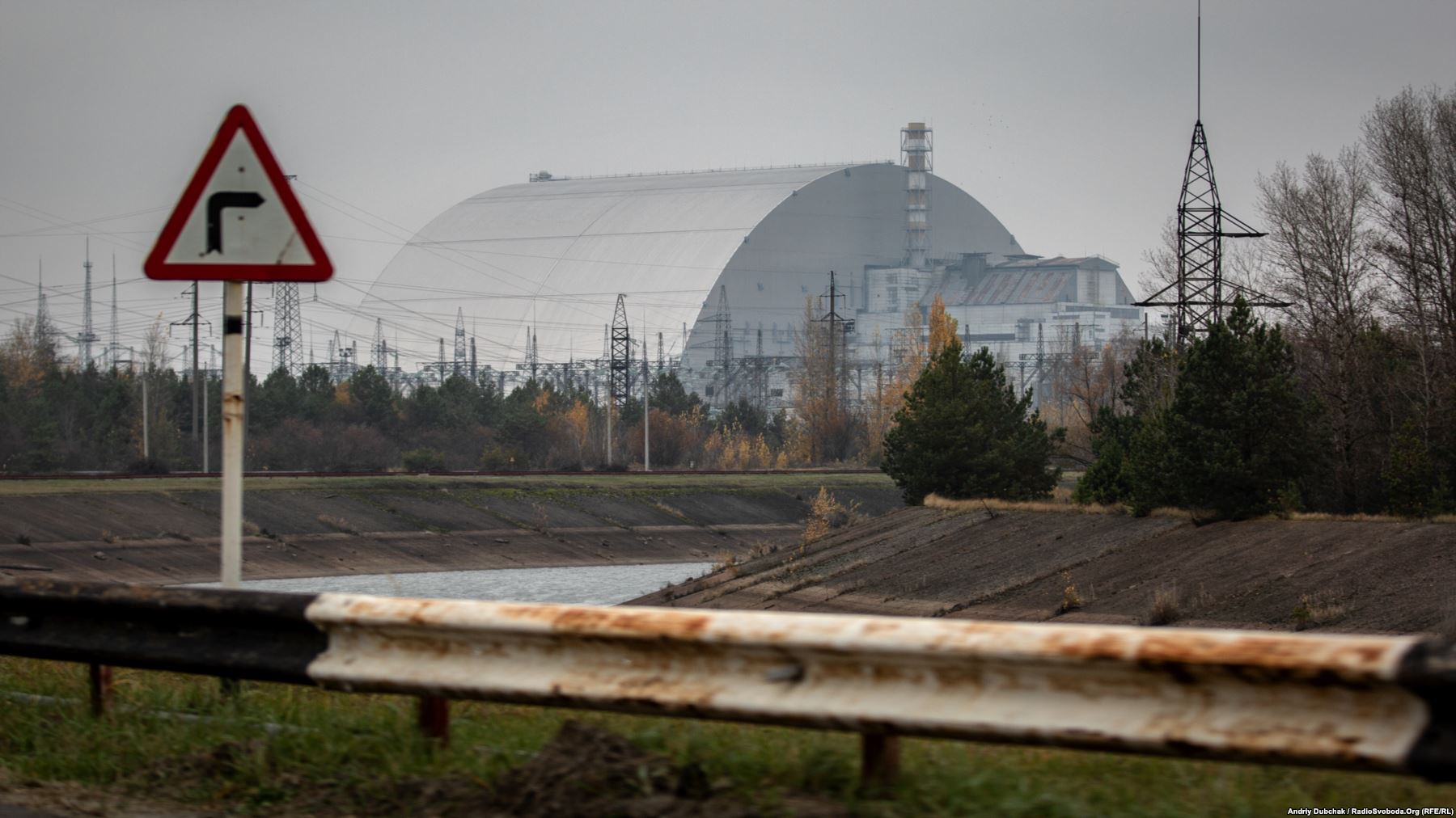 Chernobyl's New Safe Confinement (NSC) was designed to contain radiation for the next century. Photo by: Andriy Dubchak